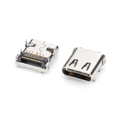 TYPE C USB front plug and SMT type